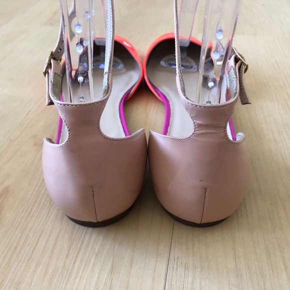 J Crew Coraline Patent Flats D'orsay Ankle Strap - Picture 4 of 7